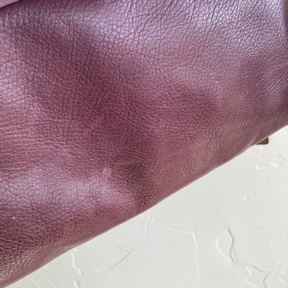 The Frye Company Heidi Leather Crossbody Fringe Purse Oxblood Burgundy - Picture 14 of 15